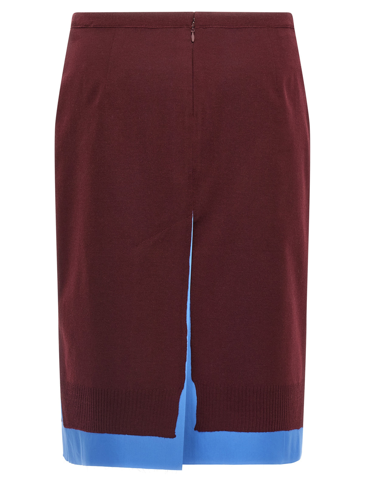 Miu Miu Double-Layer Midi Skirt