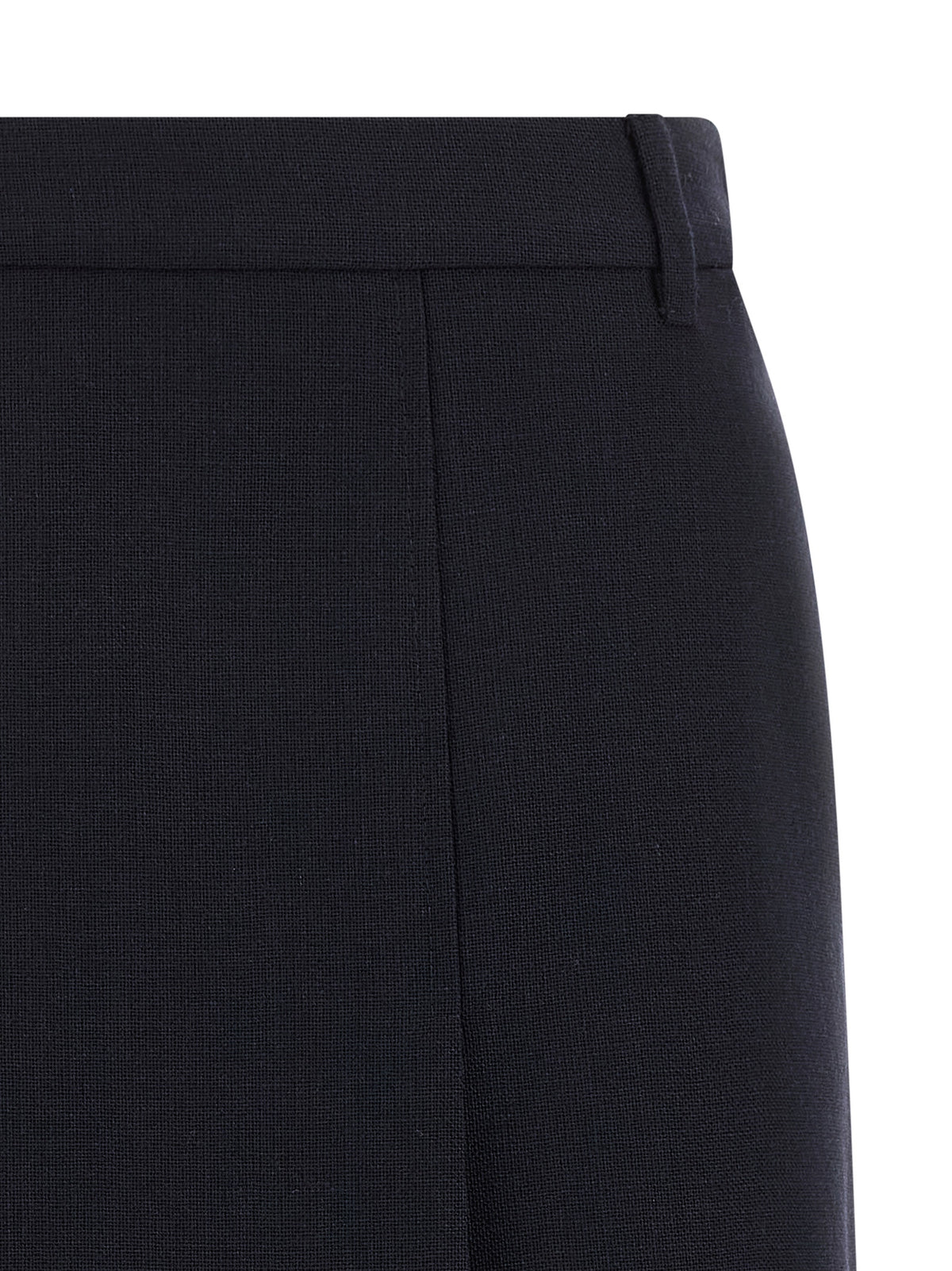 Prada Flared Multi-Split Midi Skirt