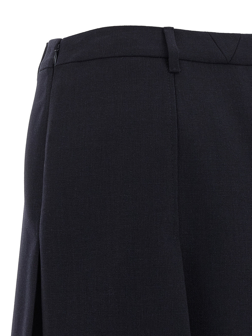 Prada Flared Multi-Split Midi Skirt