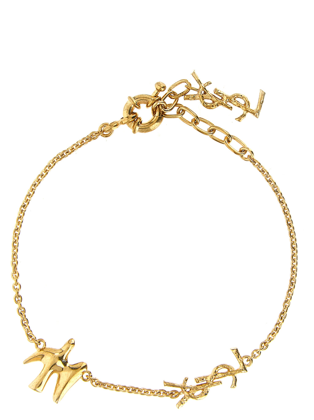 Saint Laurent Colomba Cassandre Charm Bracelet