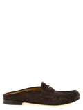 Fendi Brown Slip-On Loafers