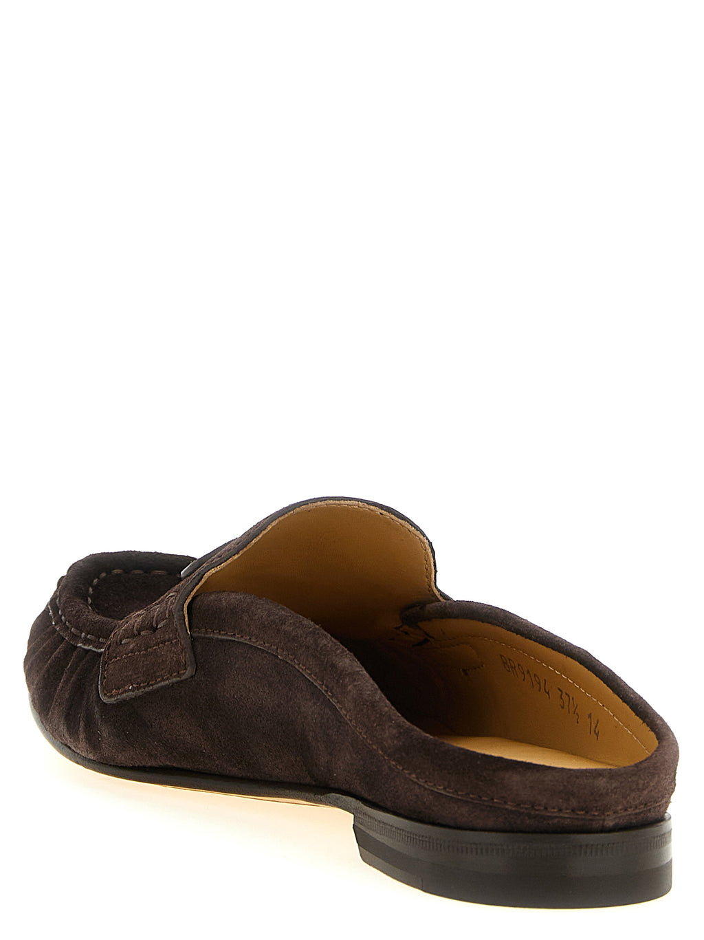 Fendi Brown Slip-On Loafers