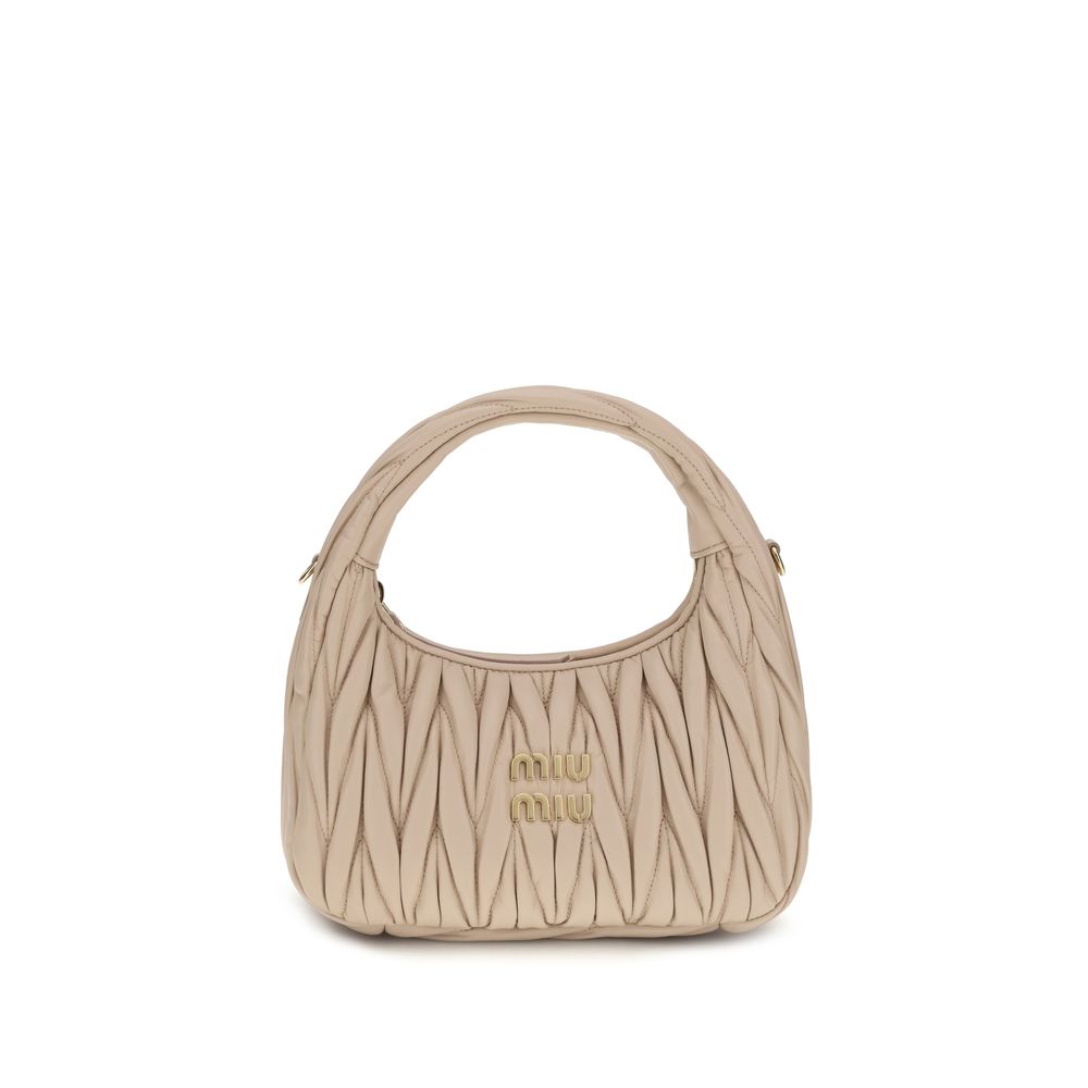 Miu Miu Wandler Beige Hobo Handbag