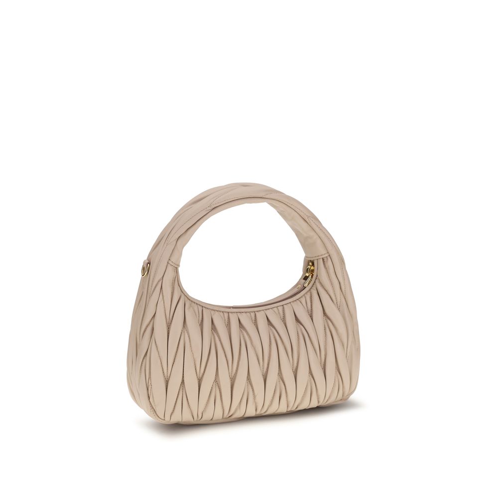 Miu Miu Wandler Beige Hobo Handbag