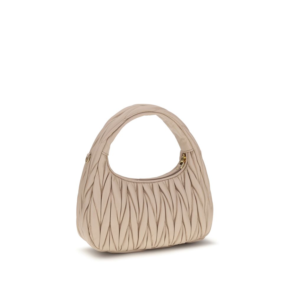 Miu Miu Wandler Beige Hobo Handbag