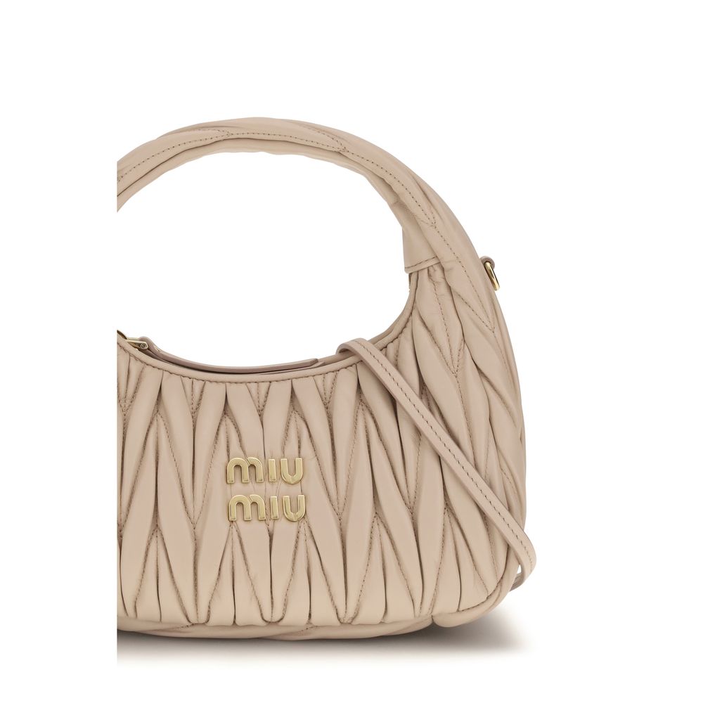 Miu Miu Wandler Beige Hobo Handbag