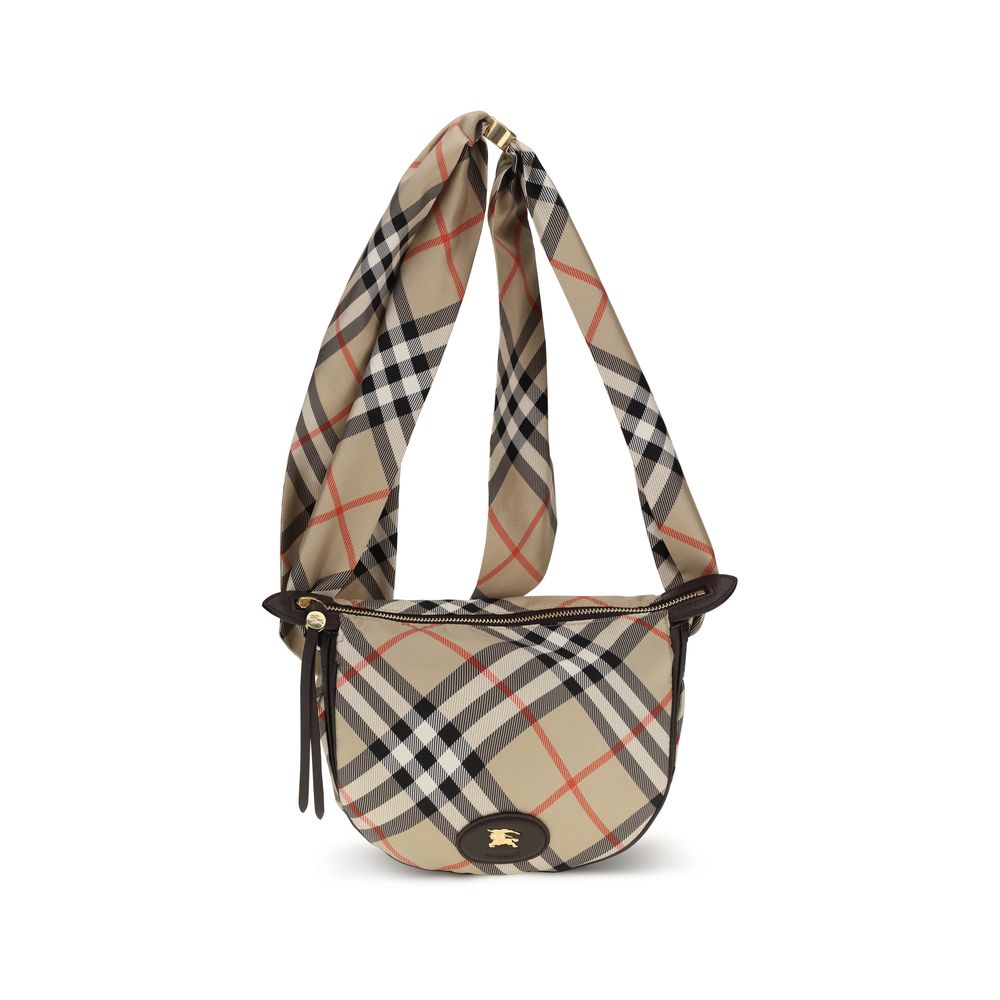 Burberry Ribbon Beige Shoulder Bag