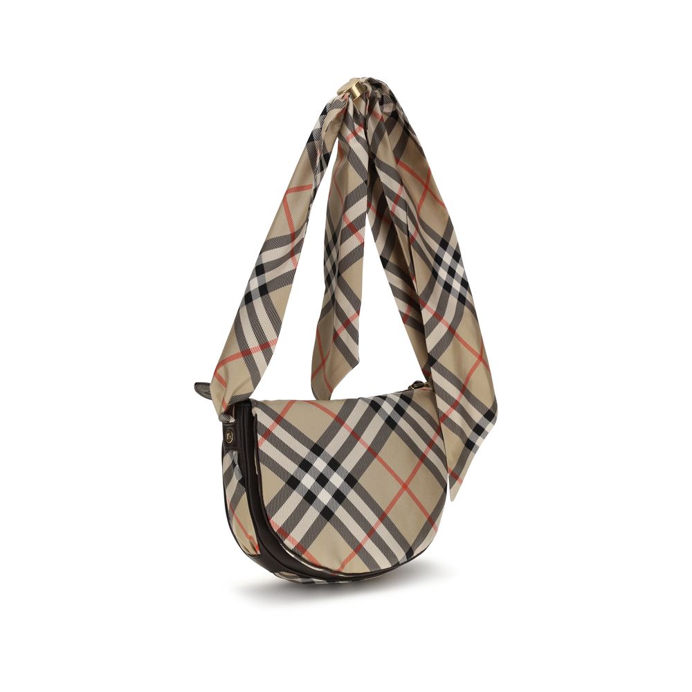Burberry Ribbon Beige Shoulder Bag