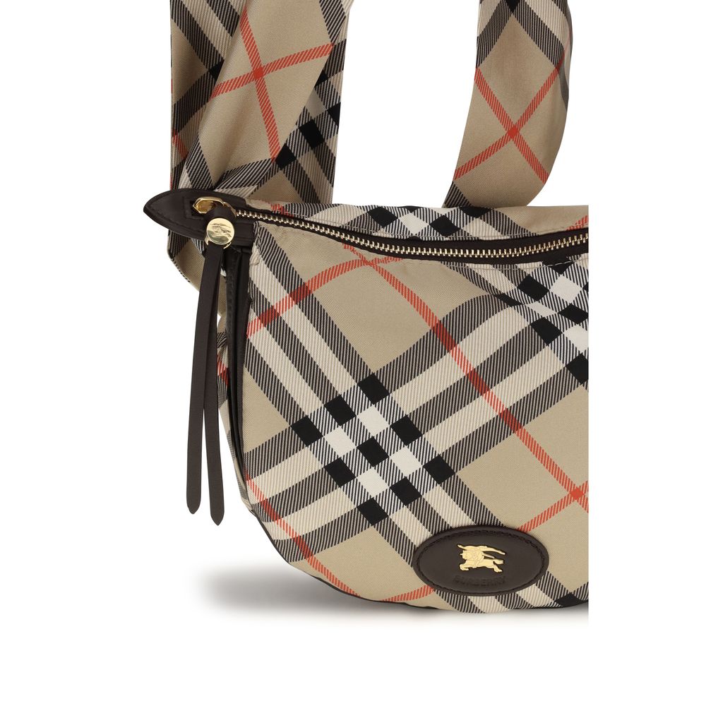Burberry Ribbon Beige Shoulder Bag