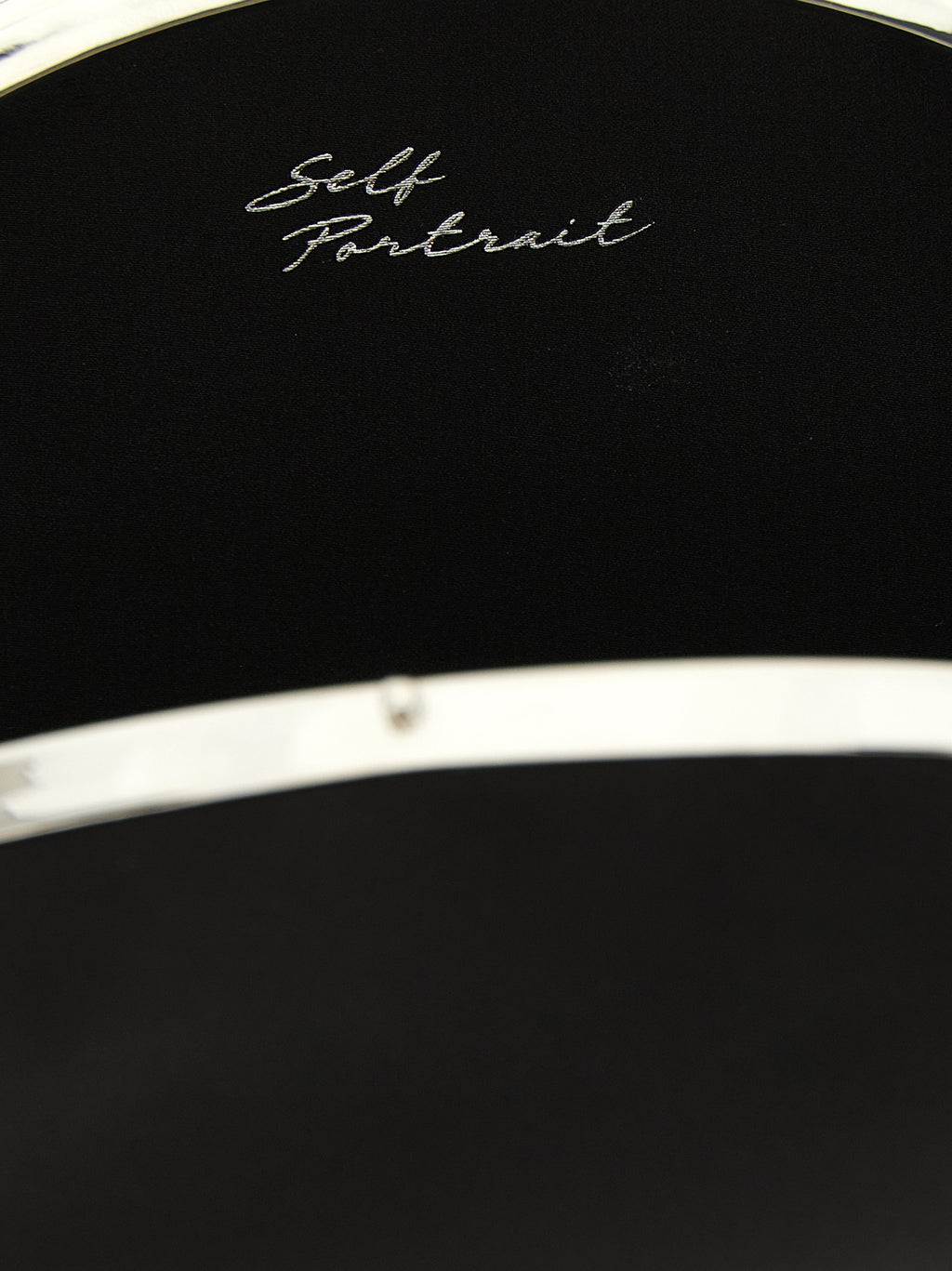 Self-Portrait Oval Clutch