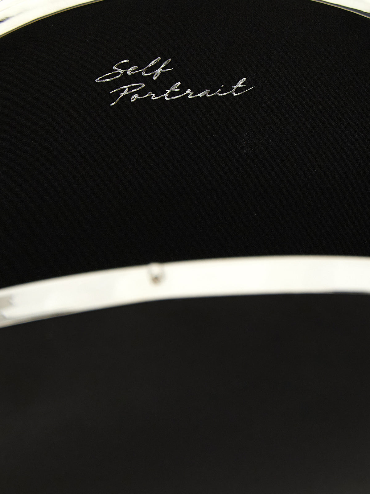 Self-Portrait Oval Clutch