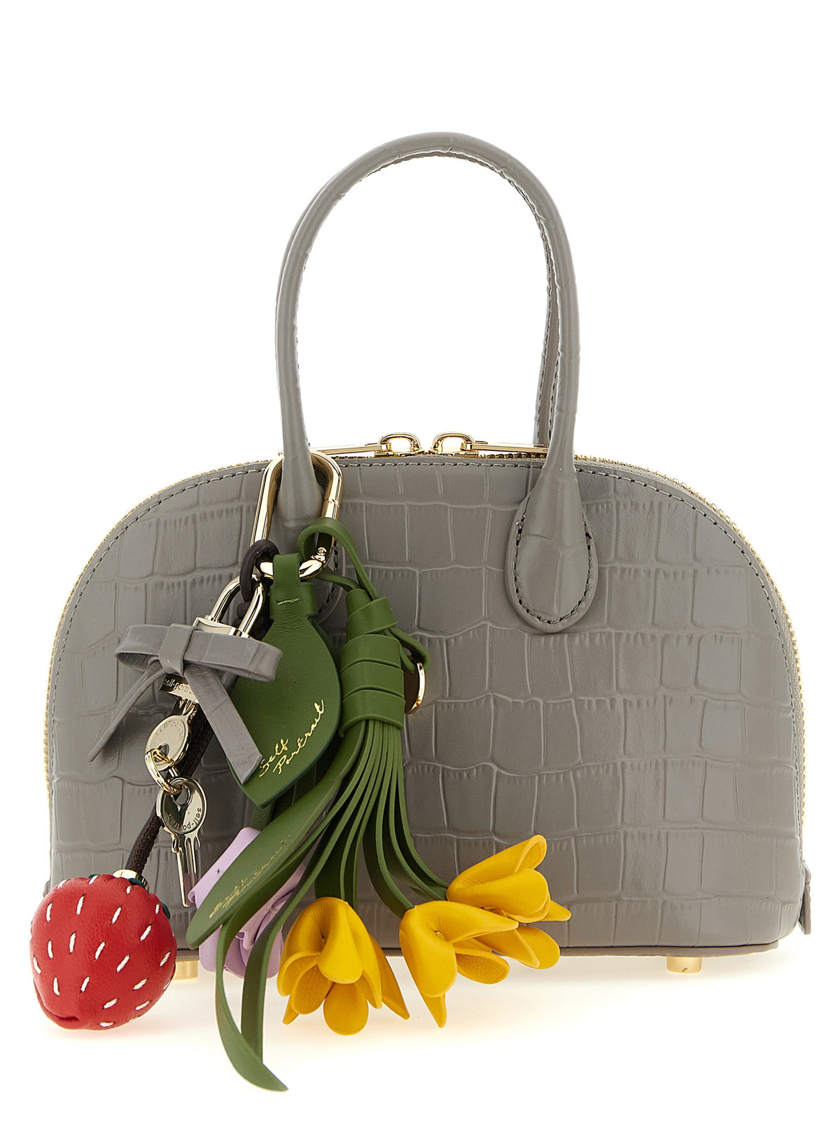 Self-Portrait Toast Croc-Effect Mini Handbag