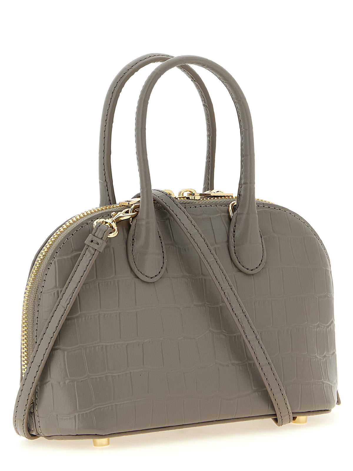Self-Portrait Toast Croc-Effect Mini Handbag