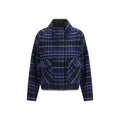 PINKO Blue Wool Shell Jacket