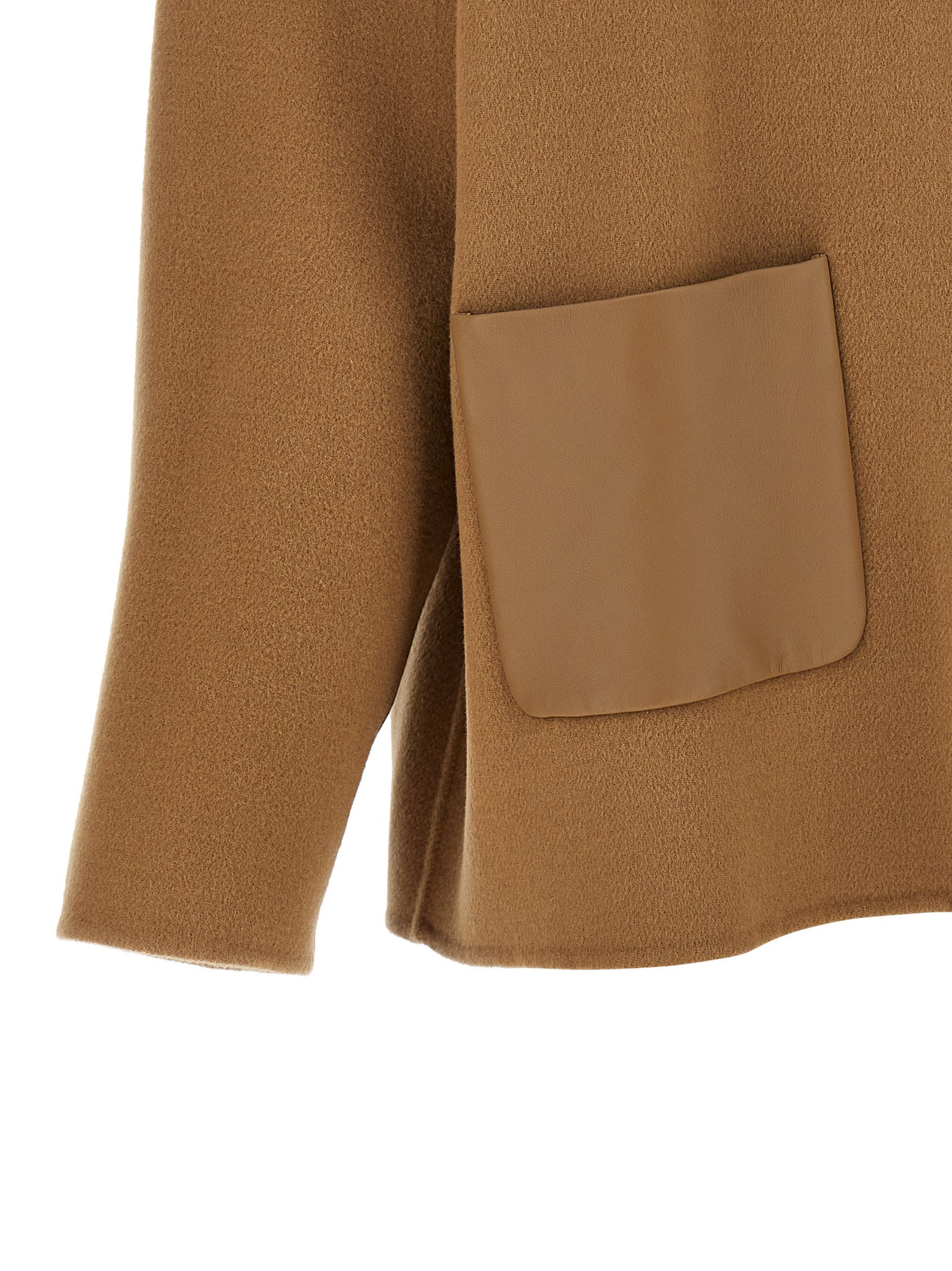 Max Mara Beige Virgin Wool Jacket