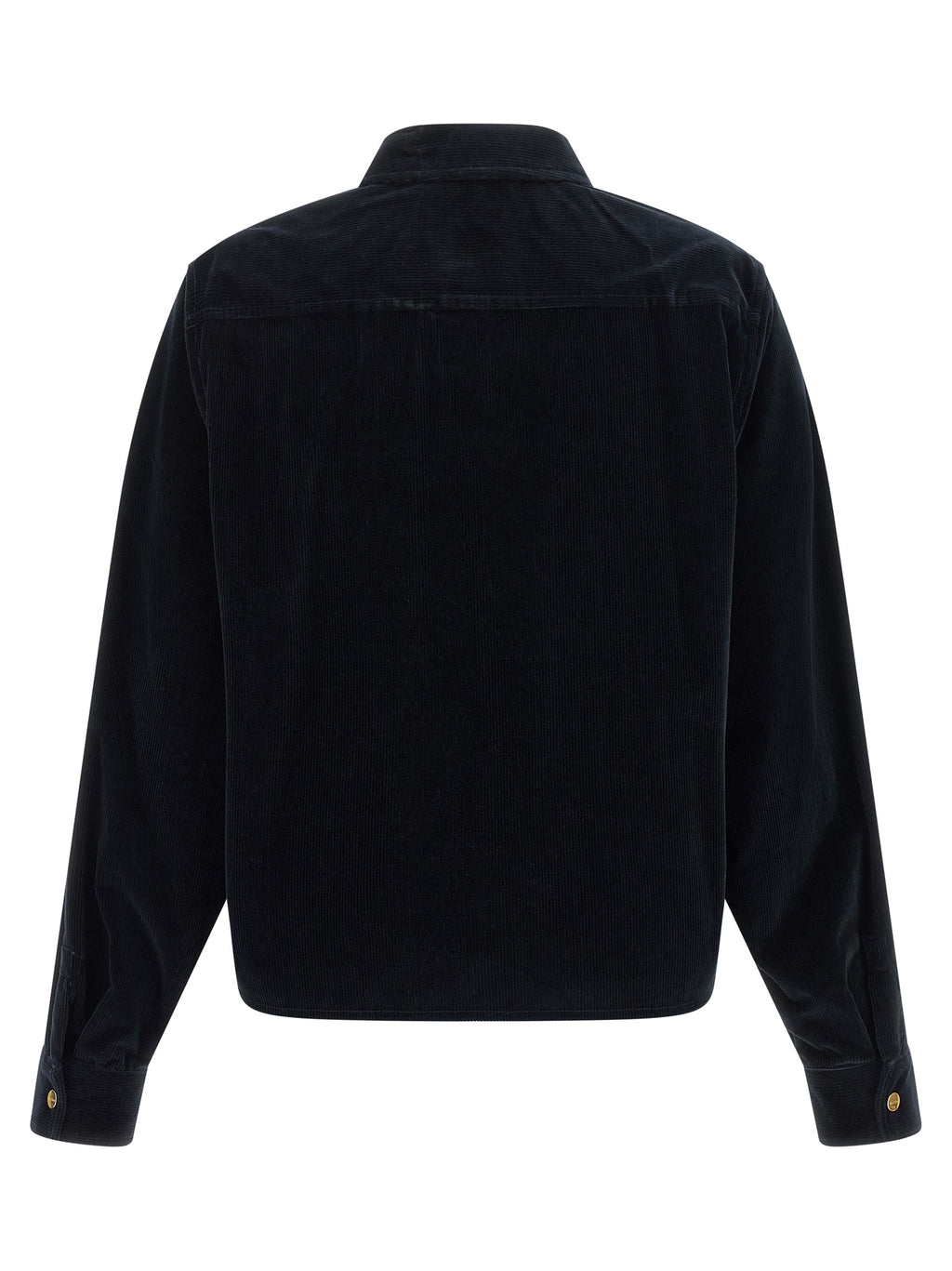 Max Mara Blue Cotton Cropped Jacket