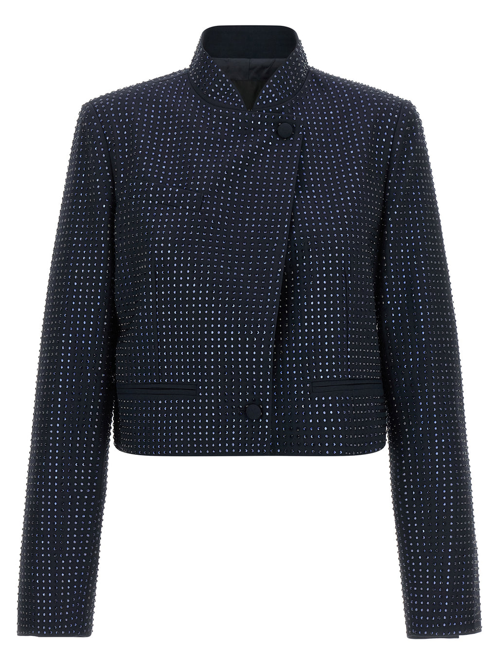 PINKO Blue Cropped Jacket