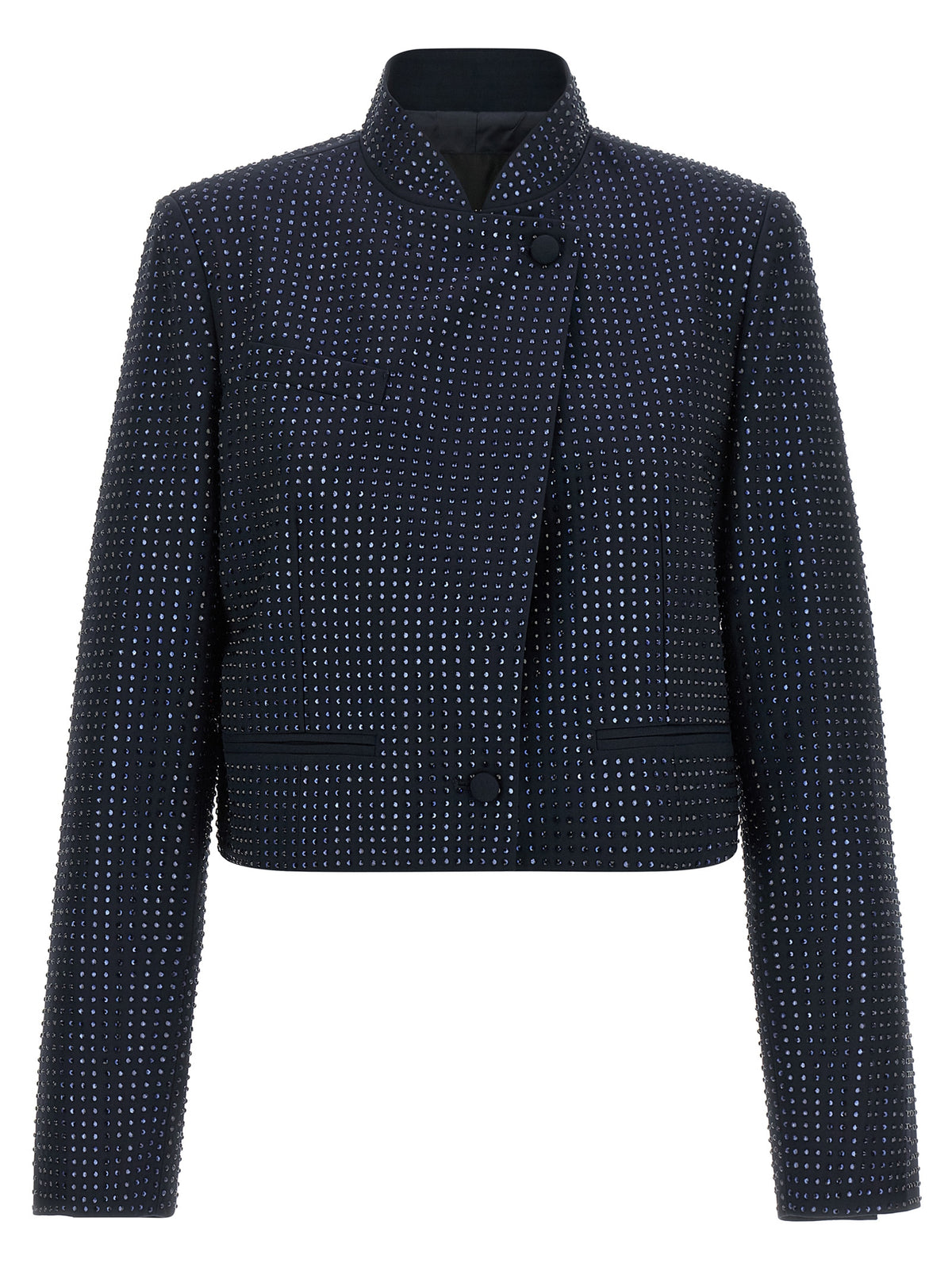 PINKO Blue Cropped Jacket