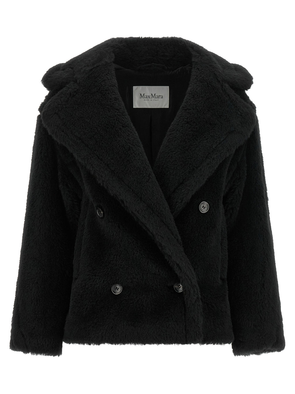 Max Mara Black Alpaca Coat