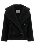 Max Mara Black Alpaca Coat