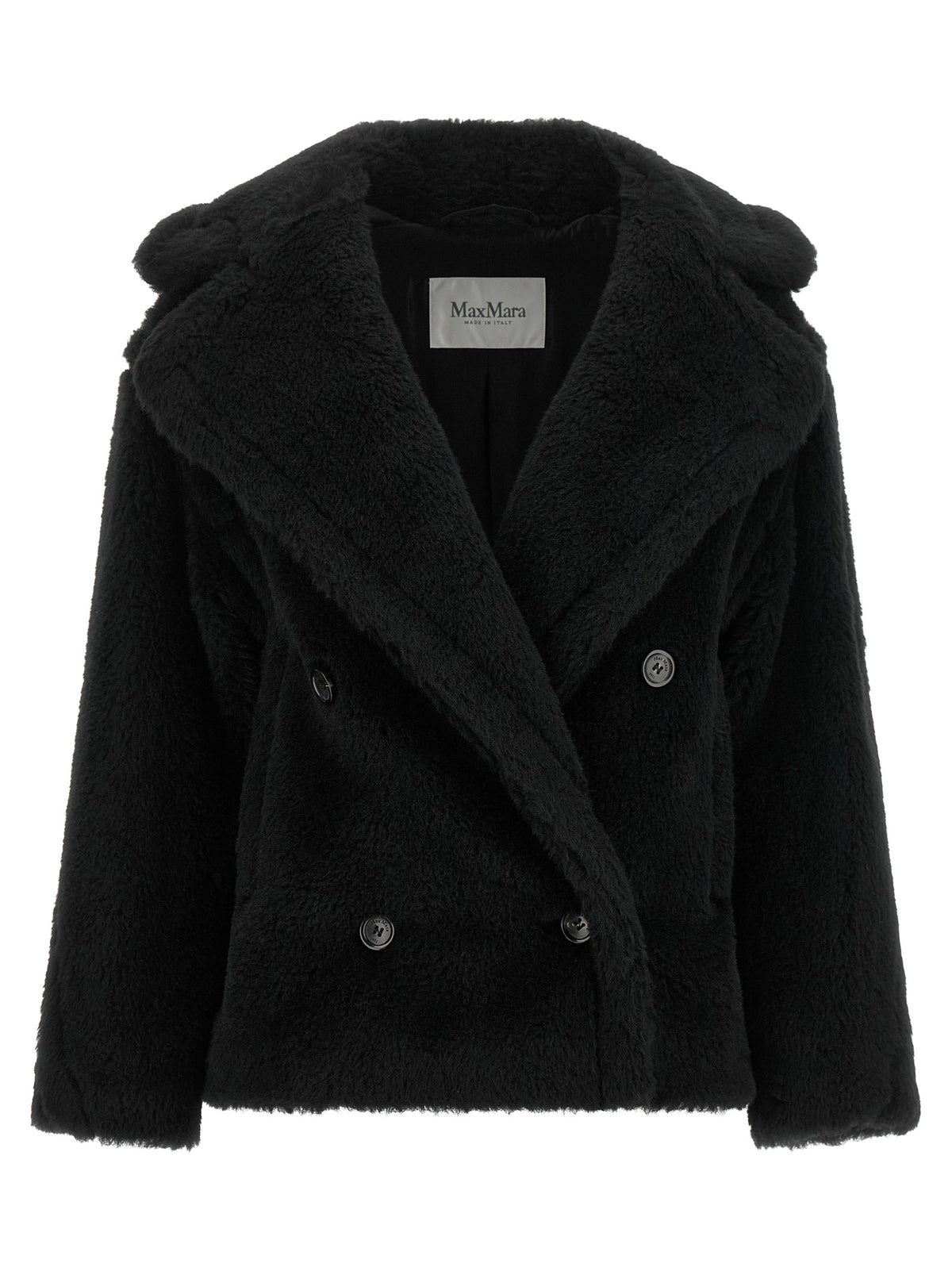 Max Mara Black Alpaca Coat