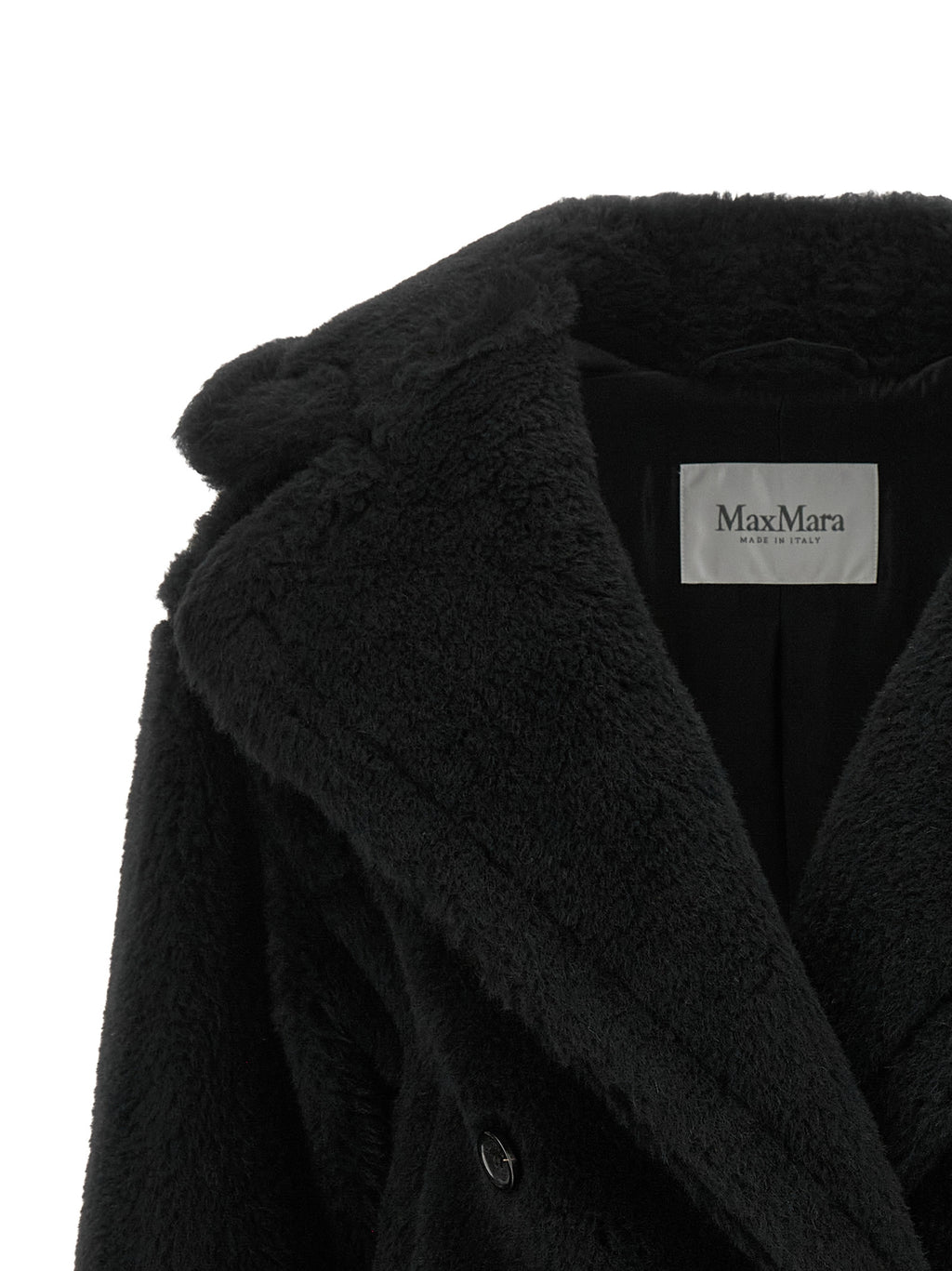 Max Mara Black Alpaca Coat