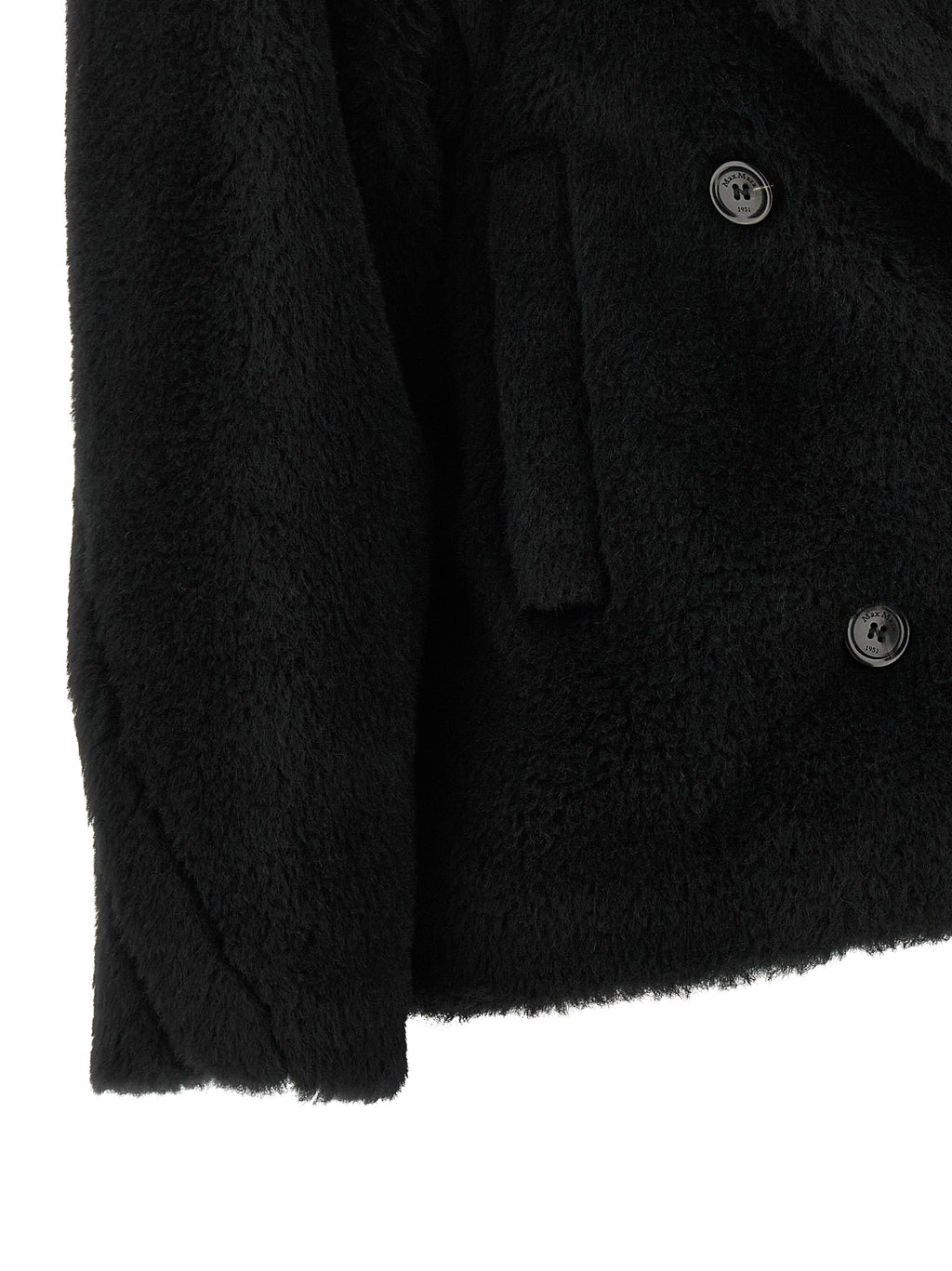 Max Mara Black Alpaca Coat