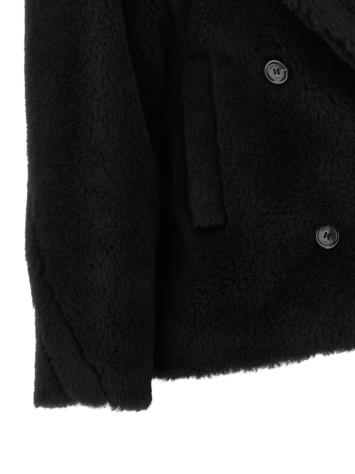Max Mara Black Alpaca Coat