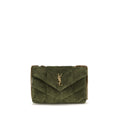 Saint Laurent Loulou Puffer Toy Green Shoulder Bag
