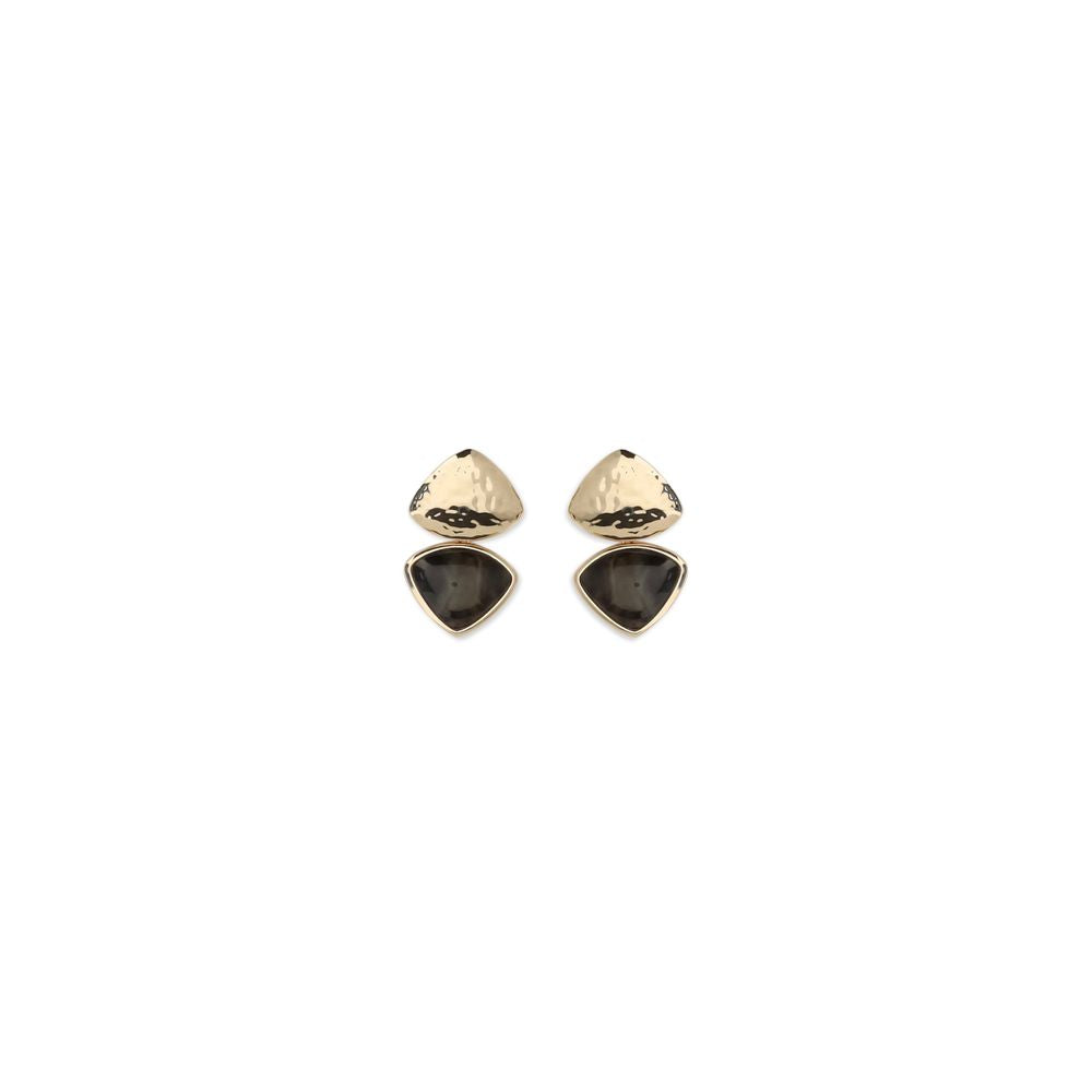Self-Portrait Two-Tone Speckled Enamel Earrings