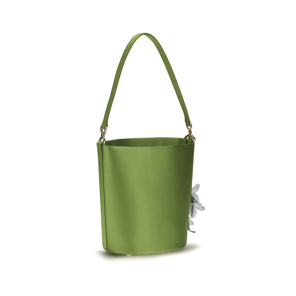 Self-Portrait Green Bucket Bag