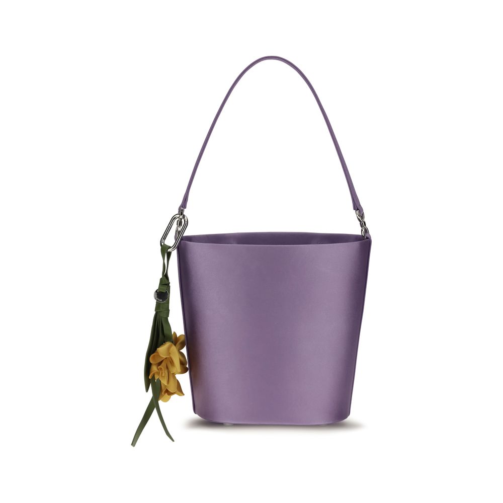 Self-Portrait Purple Bucket Bag