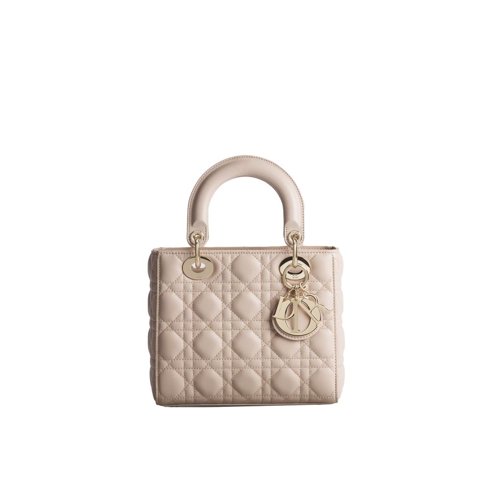 Dior Beige Top Handle Bag