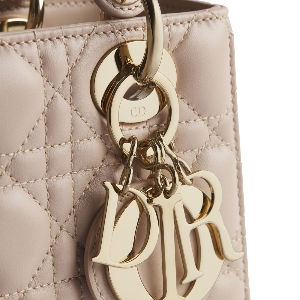 Dior Beige Top Handle Bag