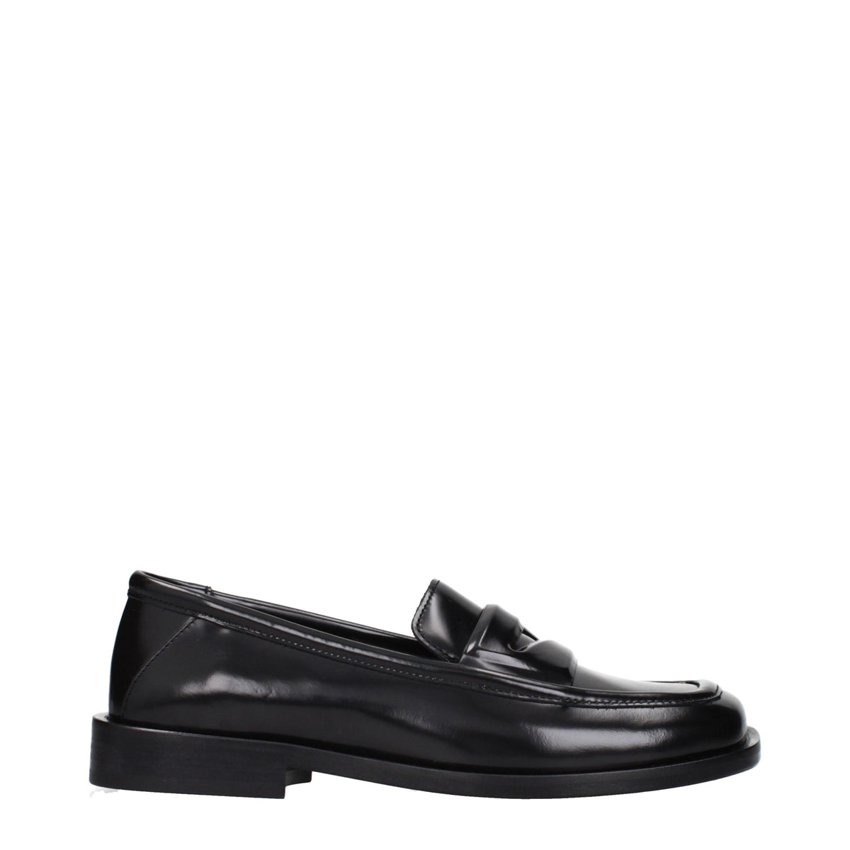 The Attico Amanda Square-Toe Penny Loafers