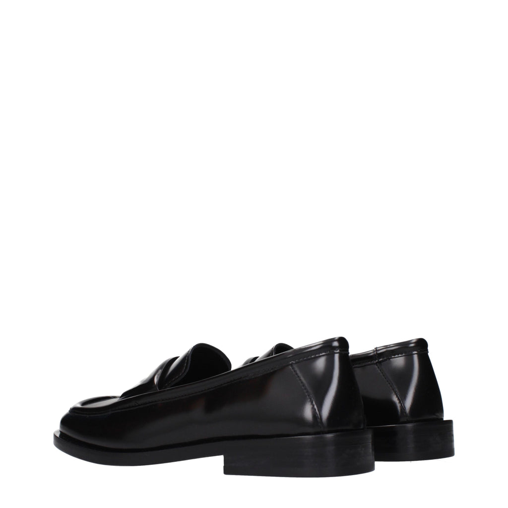 The Attico Amanda Square-Toe Penny Loafers
