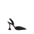 Amina Muaddi Begum Crystal-Embellished Slingback Pumps