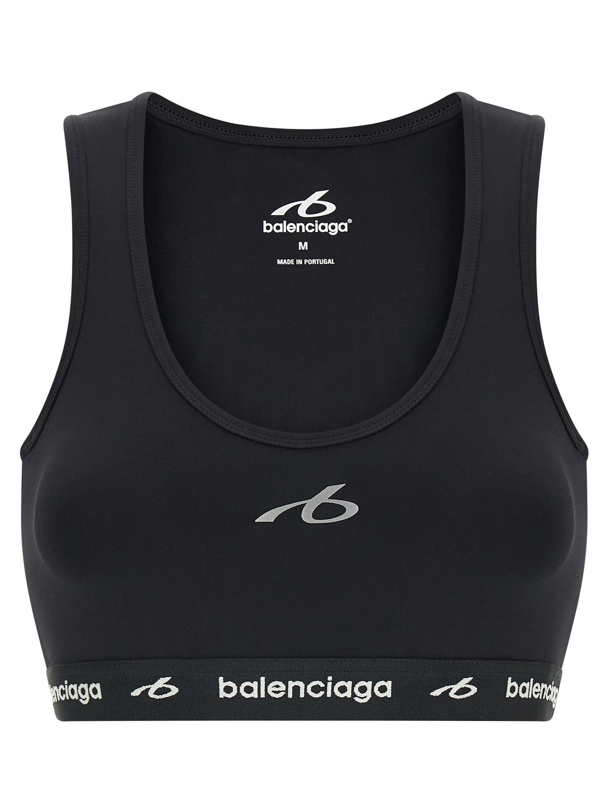 Balenciaga Black Sport Bra