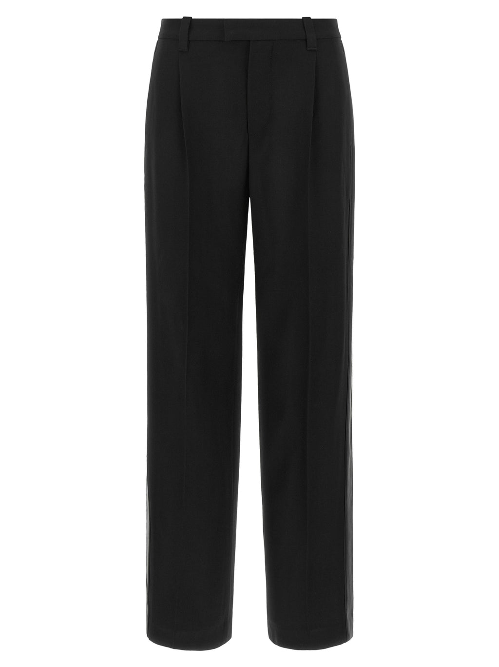 Brunello Cucinelli Black Wool Casual Pants