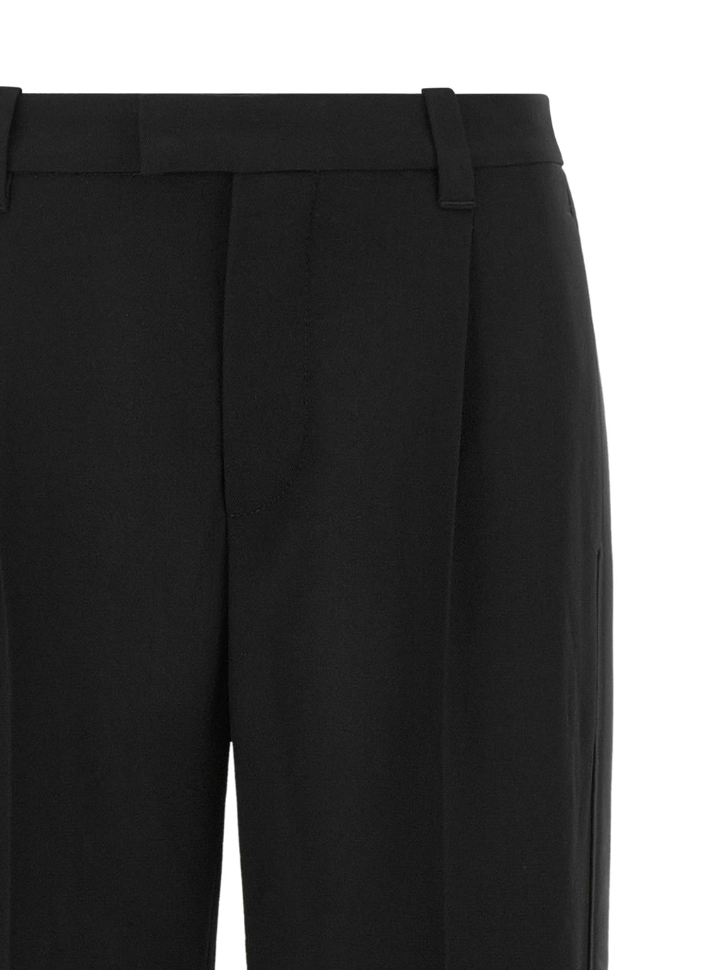 Brunello Cucinelli Black Wool Casual Pants