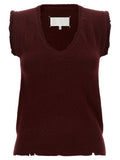 Maison Margiela Bordeaux Sleeveless Jacket