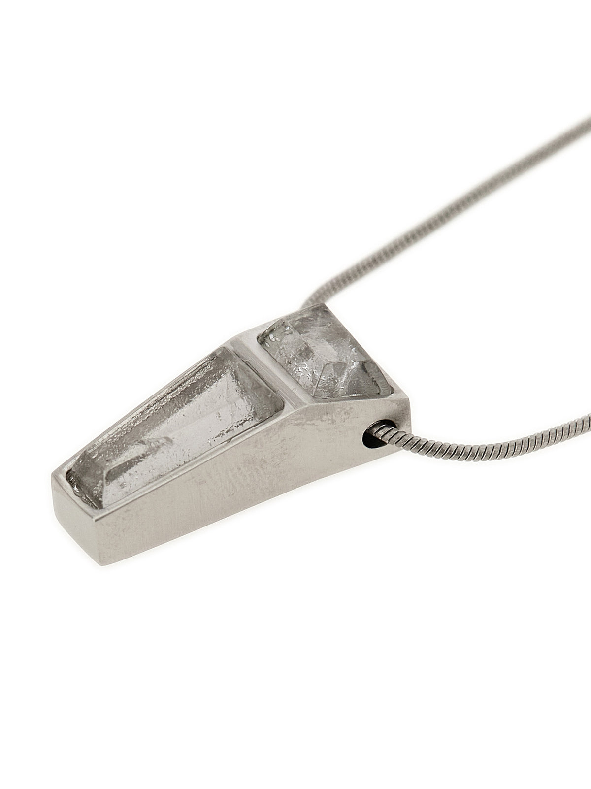 Rick Owens Mini Crystal Trunk Pendant Necklace