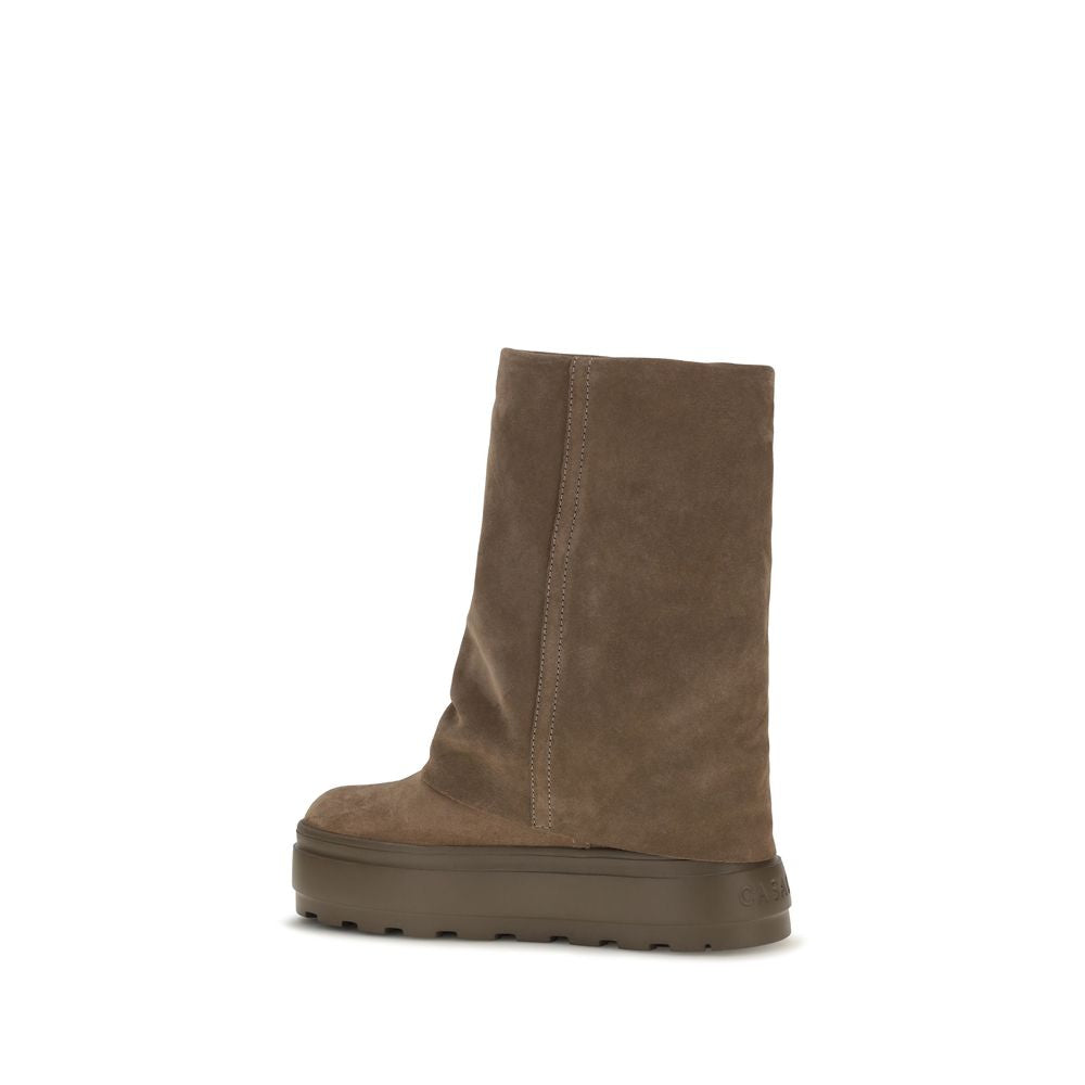 Casadei Brown The Double Face suede Boots