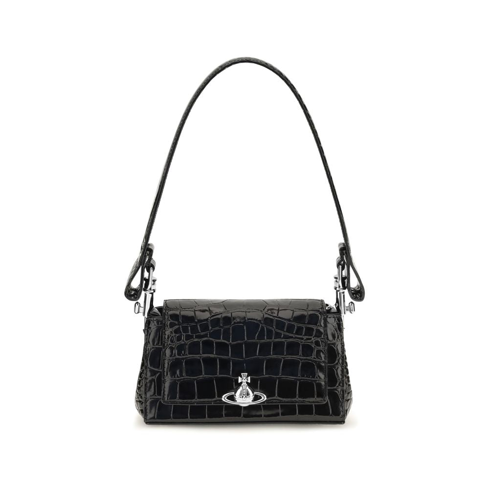 Vivienne Westwood Hazel Black Small Shoulder Bag