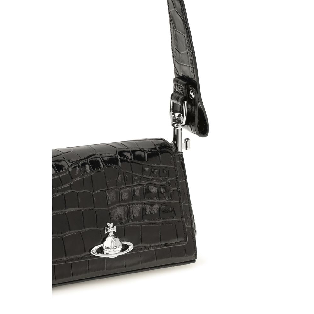 Vivienne Westwood Hazel Black Small Shoulder Bag