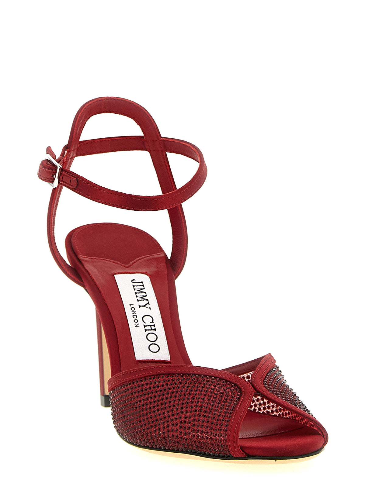 Jimmy Choo Sacora Crystal-Embellished Sandals