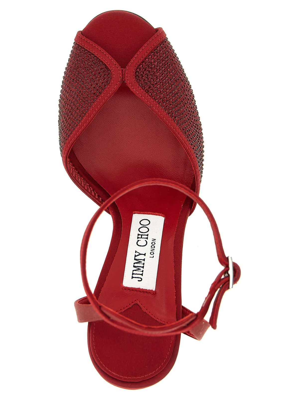 Jimmy Choo Sacora Crystal-Embellished Sandals