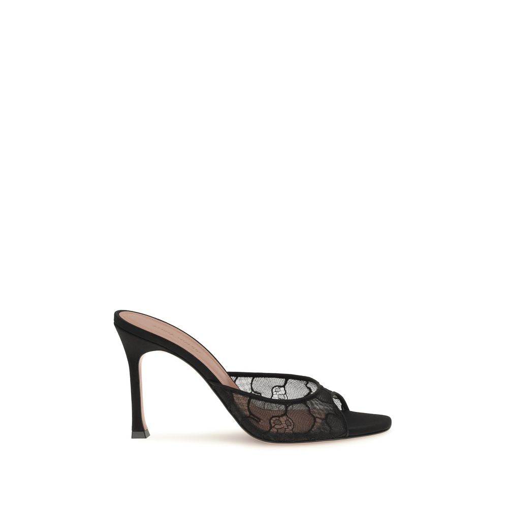Amina Muaddi The Alexa Lace Sandals