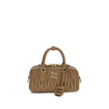 Miu Miu Arcadie Camel Shoulder Bag