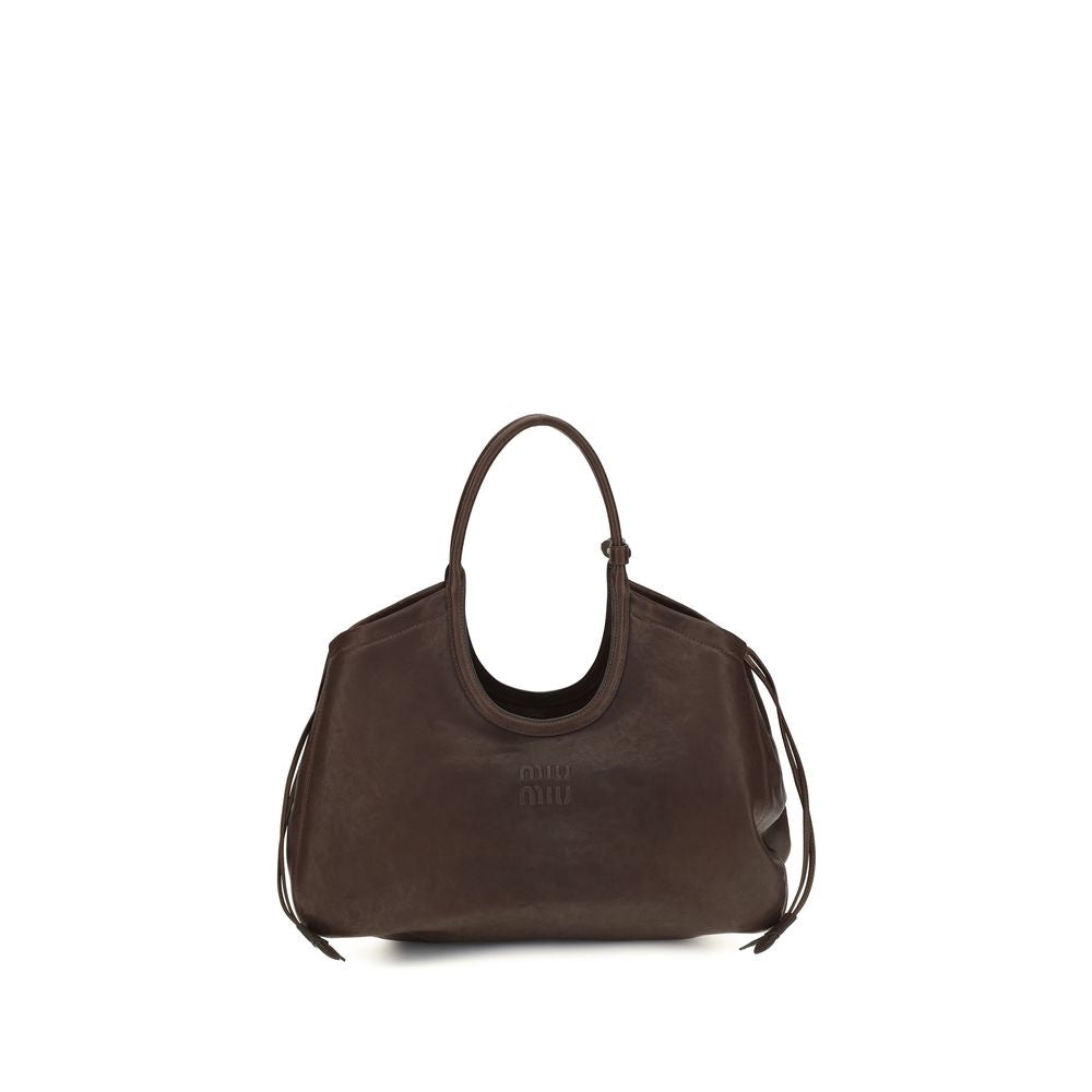 Miu Miu Ivy Brown Shopping Bag